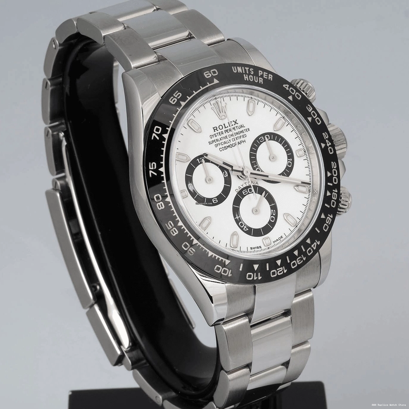 Aaa replica watch Daytona AAA Steel Cosmograph Stainless Replica Watch 116500LN-0001 Mens Rolex 0710